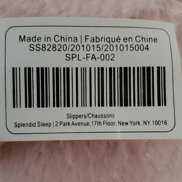 Splendid Faux Fur Slippers NWT's Size M-L - Picture 4 of 7